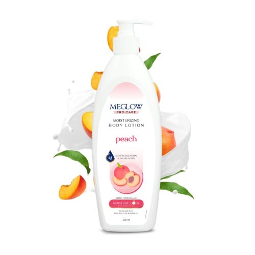 Meglow Peach Moisturizing Body Lotion