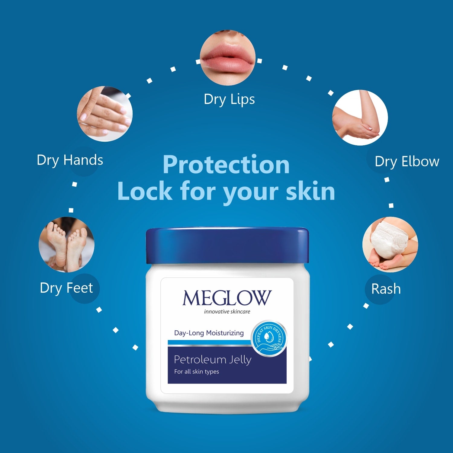 Meglow Petroleum Jelly 100g