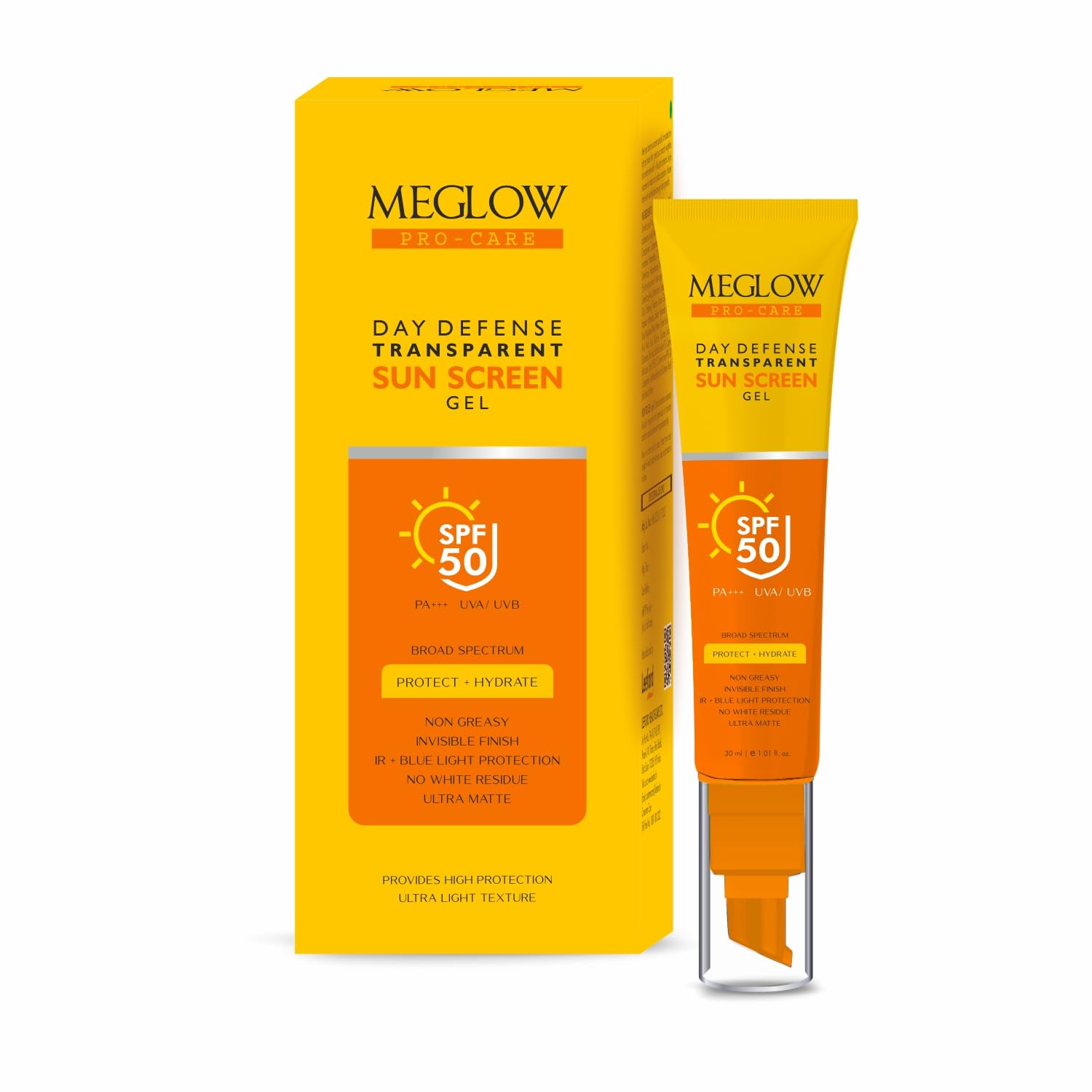 Meglow Sunscreen Gel SPF 50 PA | No White Cast