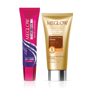 Magic Touch Duo - MEGLOW BB+ Cream 30g + Lip Shiner 15g					