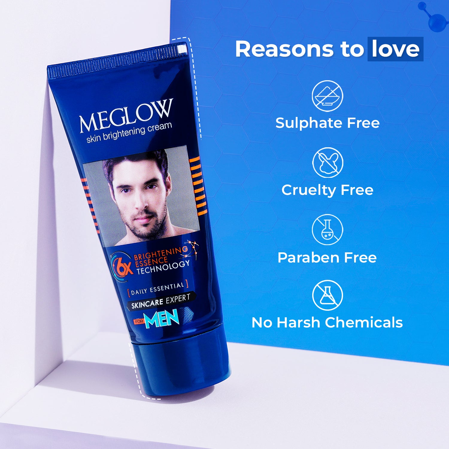 Meglow Skin Brightening & Lightening Cream for Men