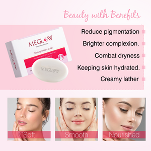 Meglow Beauti Soap for Website beauty WITH benefits 