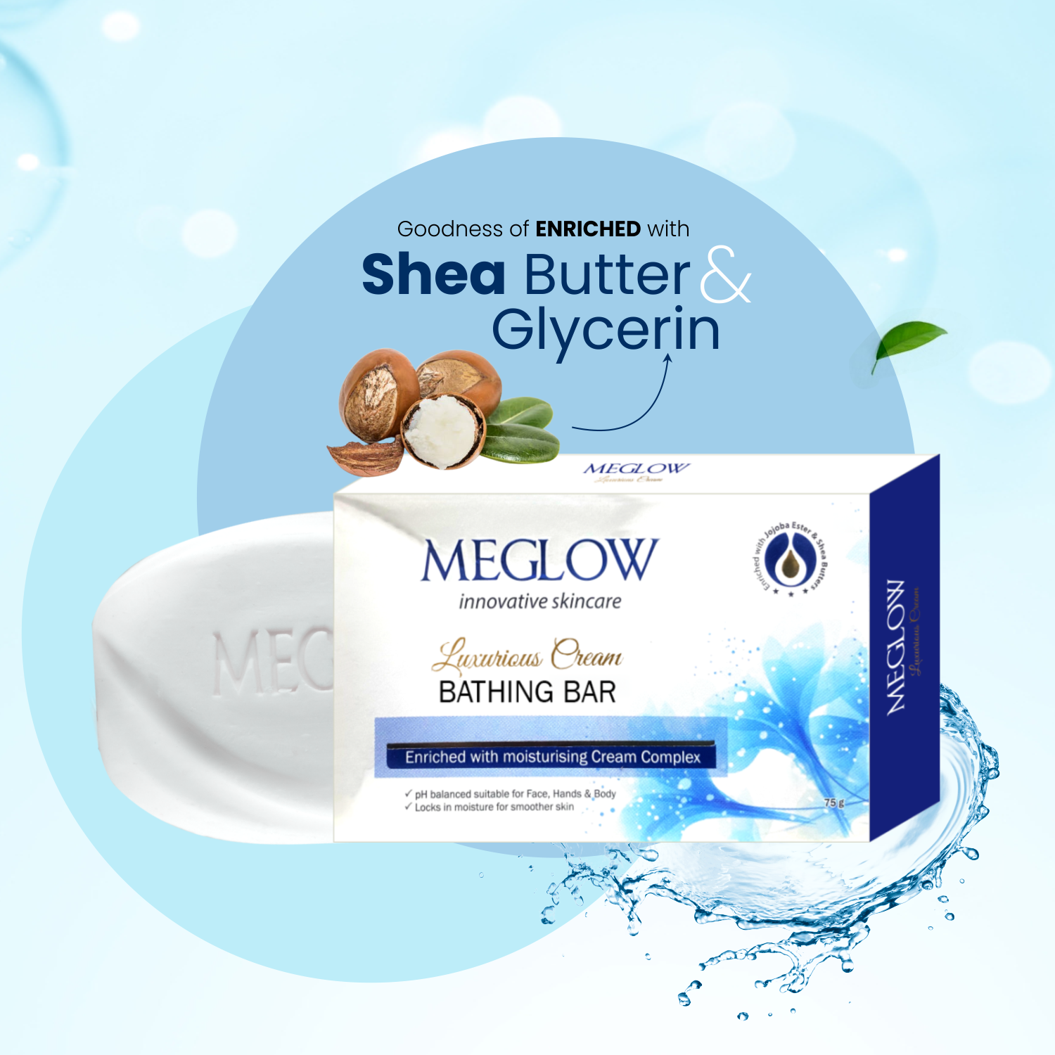 Meglow Luxurious Cream Soap Glycerin