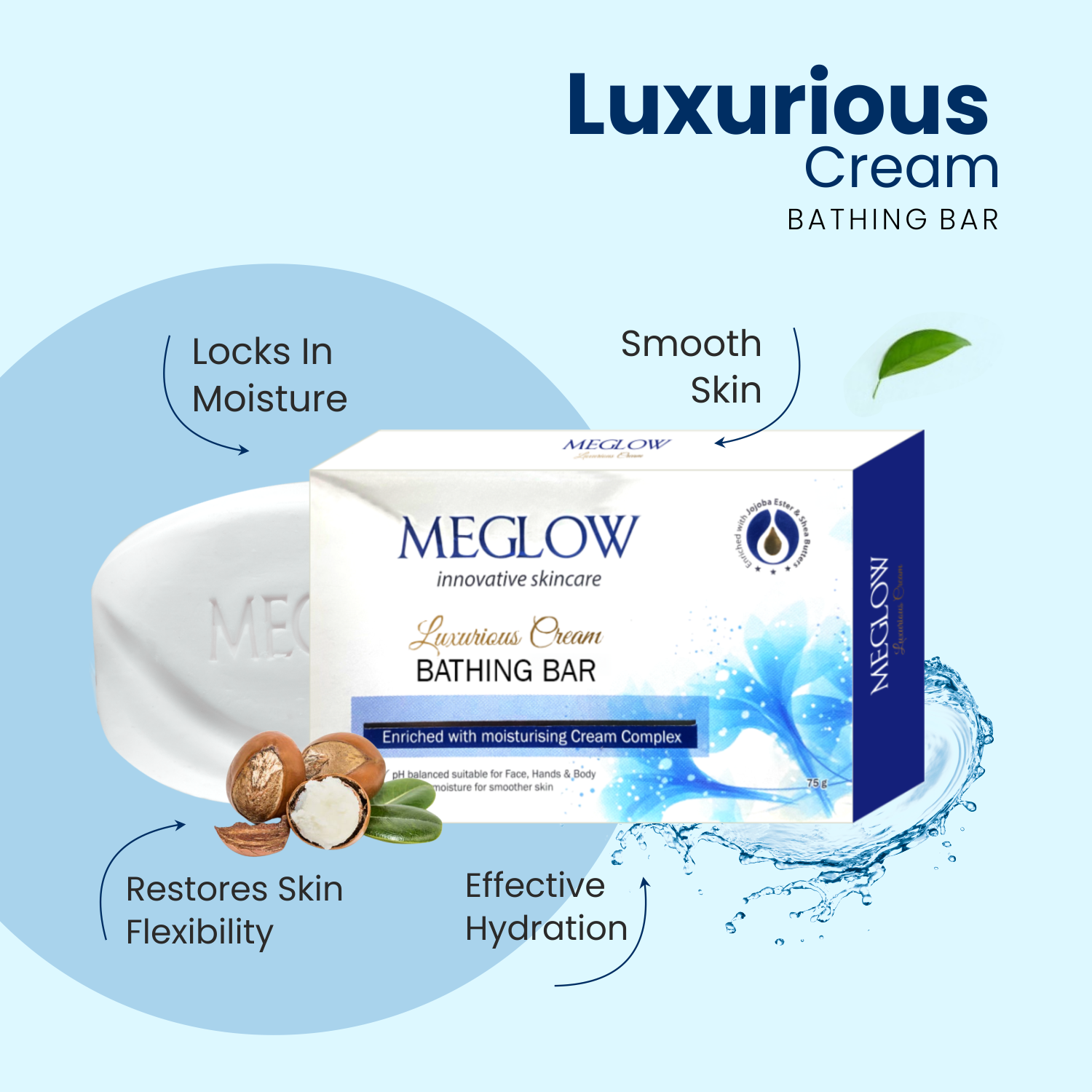 Meglow Luxurious Cream Soap 