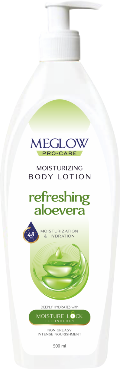 Meglow Refreshing Aloevera Moisturizing Body Lotion