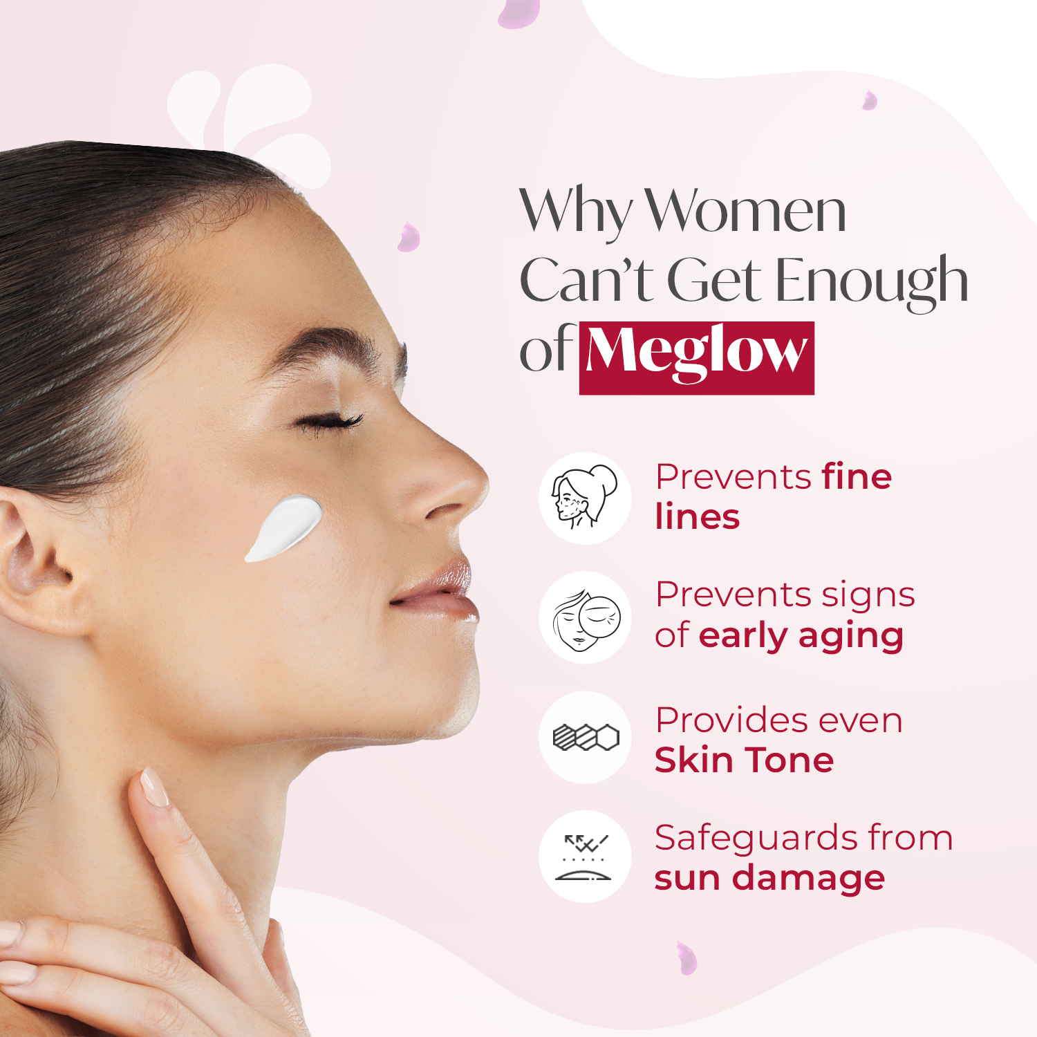 Meglow Skin Brightening Cream for Women