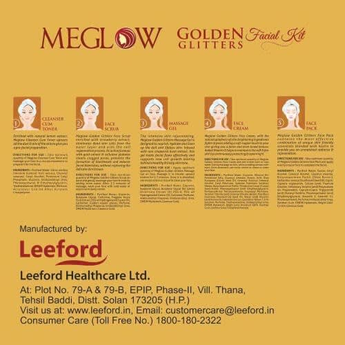 Meglow Gold Facial Kit for Instant Glow 105g